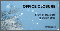 Offices closure - Christmas Holidays!