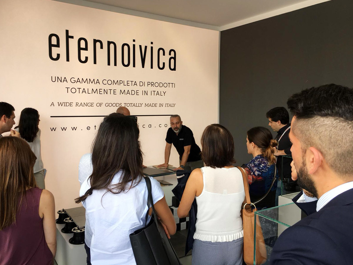 Stand Eterno Ivica al Cersaie 2018 a Bologna