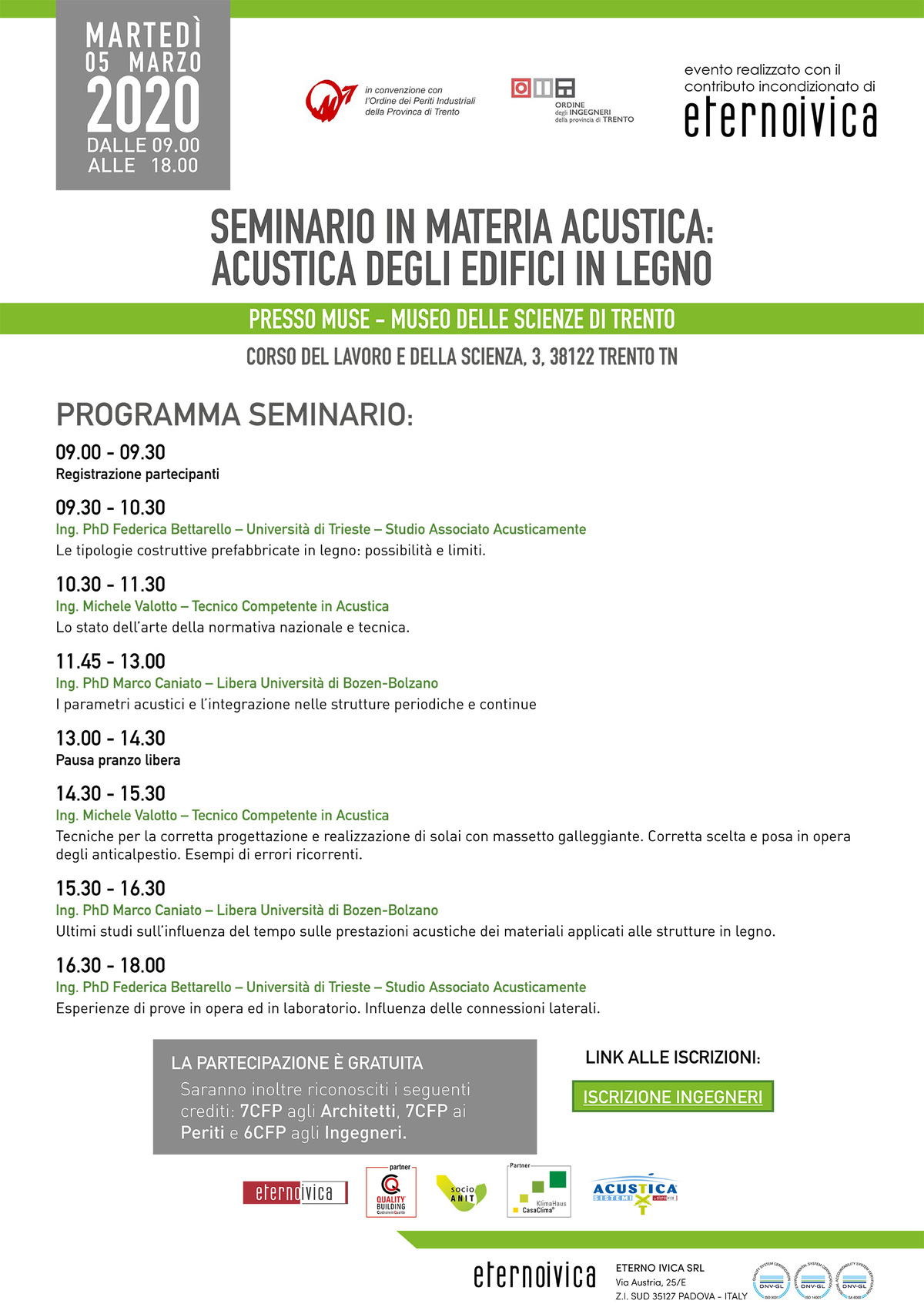 seminario in acustica