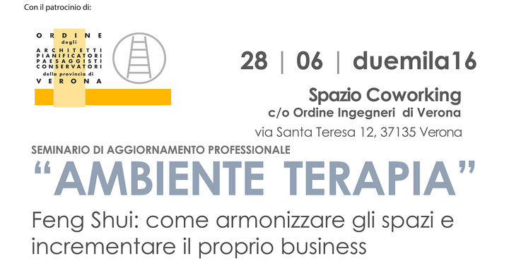 Seminario di aggiornamento professionale - "AMBIENTE TERAPIA" Seminario di aggiornamento professionale - "AMBIENTE TERAPIA"