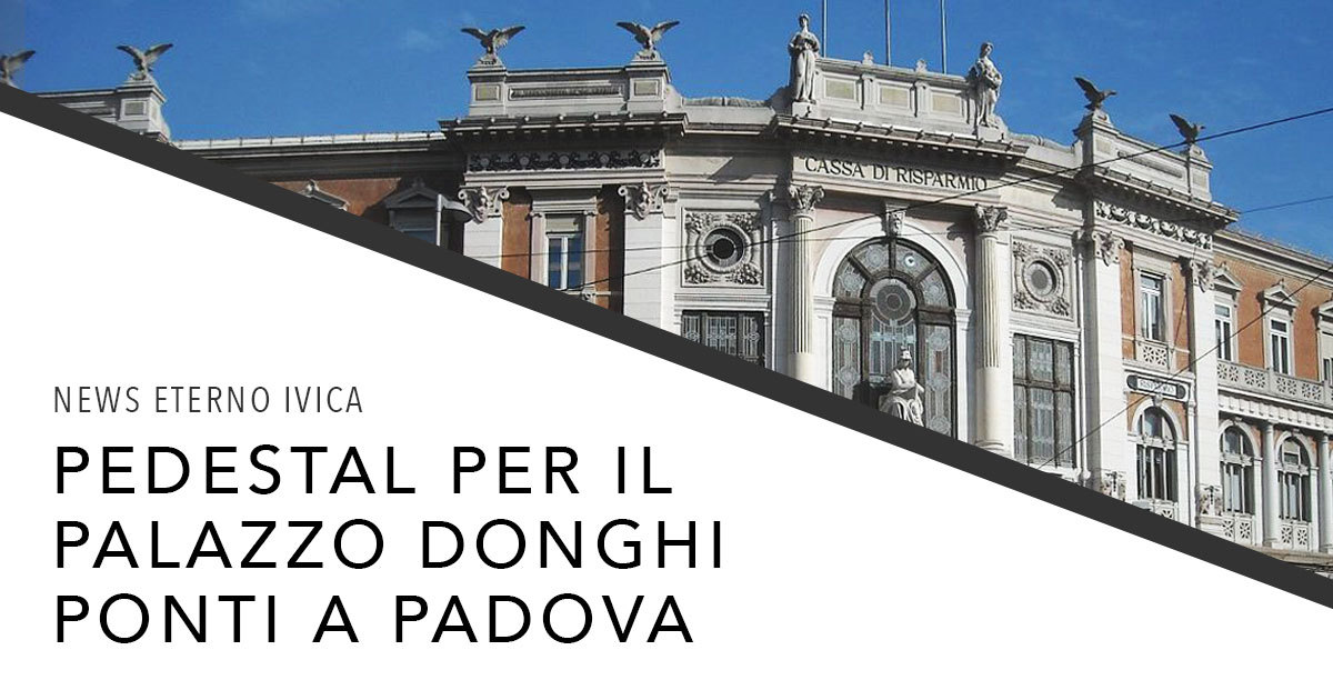 I supporti di Eterno Ivica a Palazzo Donghi di Padova 