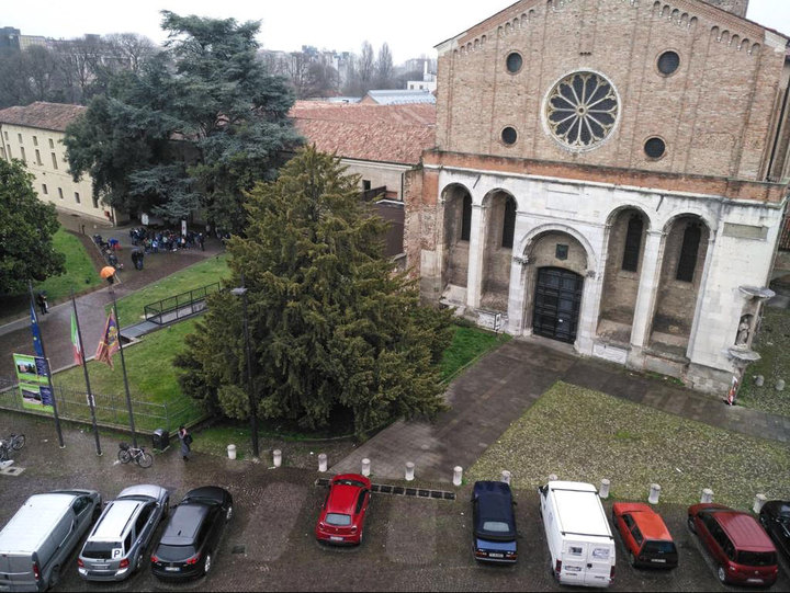 I supporti di Eterno Ivica a Palazzo Donghi di Padova 