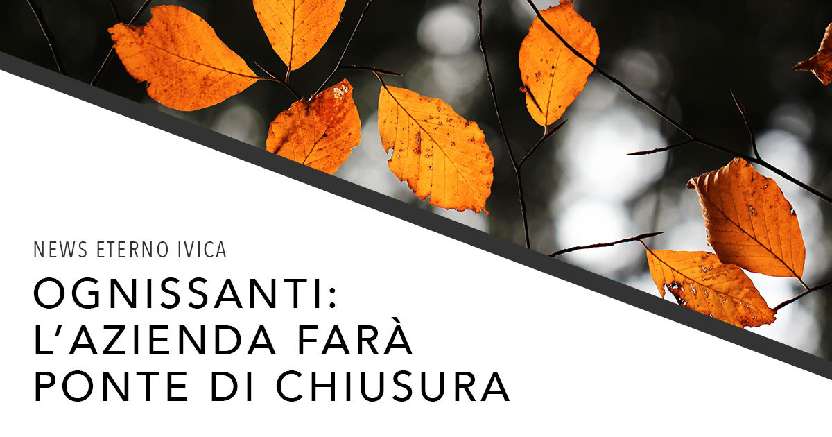 Chiusura Uffici novembre 2018