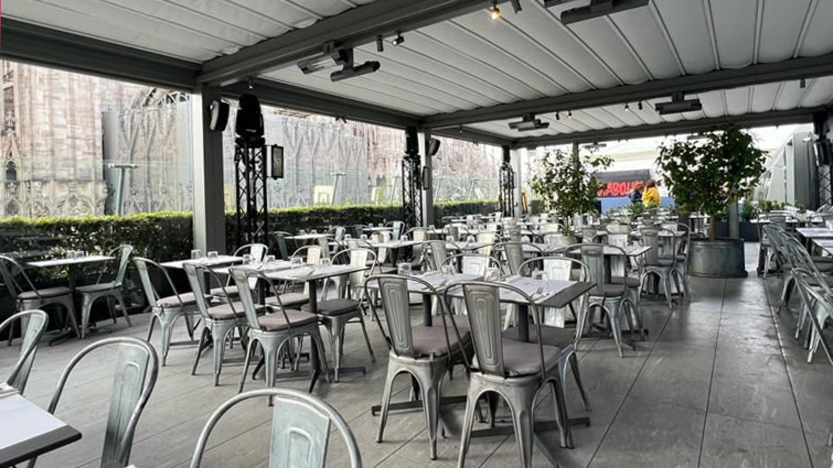 La ristrutturazione della terrazza della Rinascente a Milano in Piazza Duomo